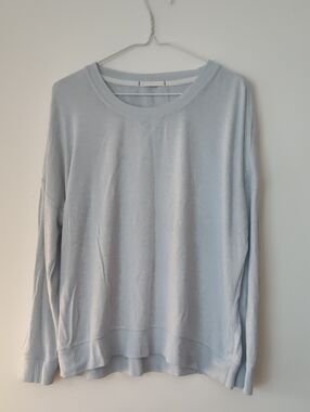 Light Blue Crewneck Women's Sweater